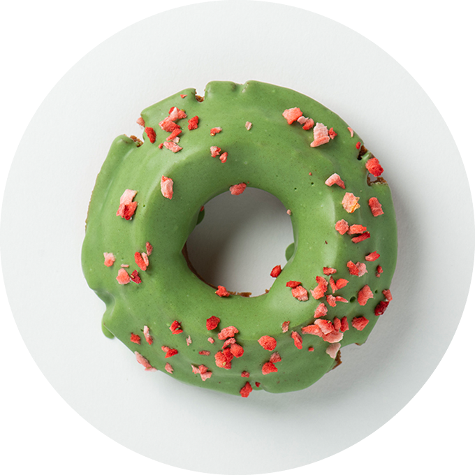 抹茶＆イチゴファッション