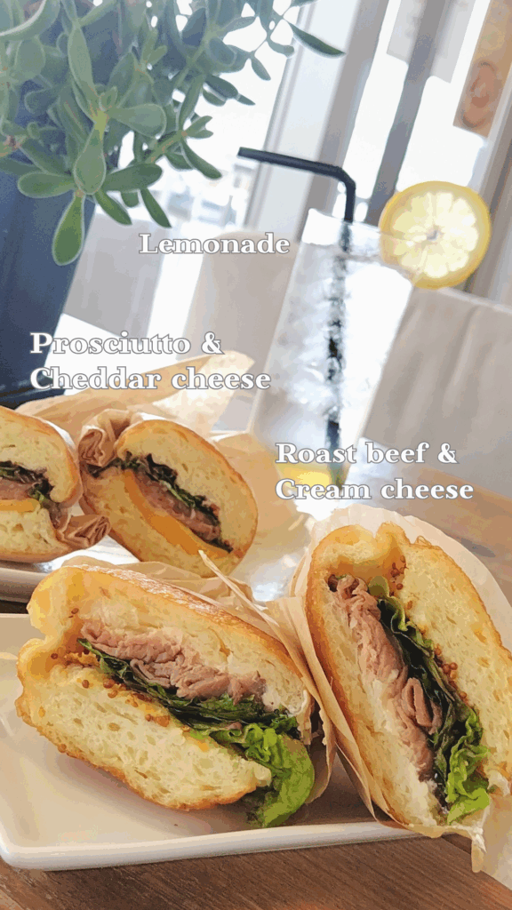 Weeken’Donuts sandwich